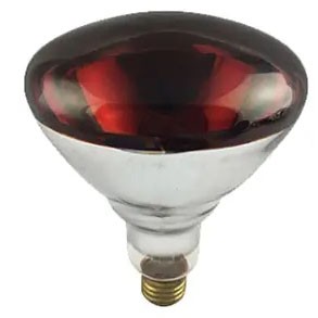 Infrared heat lamp, BR40