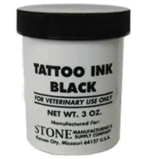 Tattooing ink,black