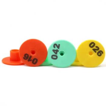 Circular ear tags, female
