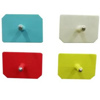 Large square ear tags, male