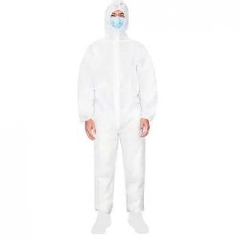 Disposable coverall, white