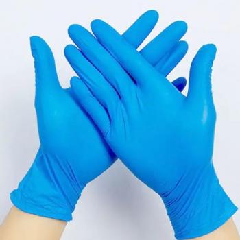Disposable nitrile gloves