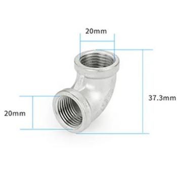 Stainless steel elbow
