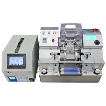 Automatic filling and sealing machine for semen straws