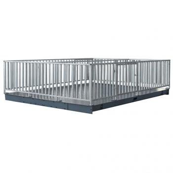 Split type fence scale