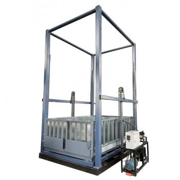 Four column hydraulic lifting platform scale
