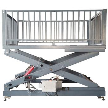 Scissor type lifting platform scale